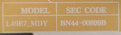 FUENTE DE PODER / SAMSUNG / BN44-00899B / BN4400899B / BN44-00899B, L49E7_MDY / MODELO QN55Q7FAMFXZA AA01 / QN55Q7FDMFXZA / QN55Q75FMFXZA / QN55Q7FVMFXZA AA01 - Imagen 2