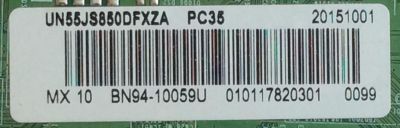 MAIN / SAMSUNG / BN94-10059U / BN97-10261A / BN41-02356C / PARTES SUSTITUTAS BN94-09118A / MODELO UN55JS850DFXZA TH01 - Imagen 2