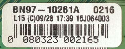 MAIN / SAMSUNG / BN94-10059U / BN97-10261A / BN41-02356C / PARTES SUSTITUTAS BN94-09118A / MODELO UN55JS850DFXZA TH01 - Imagen 3