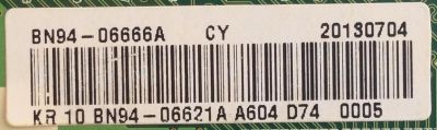 T-CON / SAMSUNG / BN94-06666A / BN94-06621A / BN41-02076A / MODELO UE55F9000ST - Imagen 2