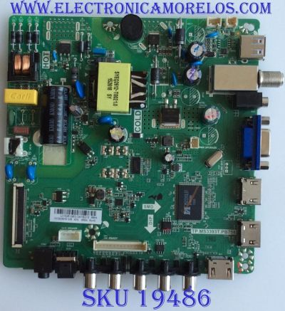 MAIN / FUENTE / (COMBO)  / ELEMENT / U15061983 TP.MS3393T.PB758 / PANEL HV320WHB-N06 / MODELO WD32HD1390