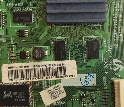 MAIN / SAMSUNG / BN94-03145B / BN97-03799A / BN41-01149B / PANEL T460HW03 V.8 / MODELO LN46B650T1FXZA AA04 - Imagen 2