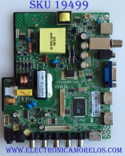 MAIN / FUENTE / (COMBO) / ELEMENT / SY15220-7 / CV3393BH-U32 / CV3393BH-U32-12E8 / 890-M00-06NBD / PANEL 5X320A-V1.4(4+2) / MODELO ELEFW328B