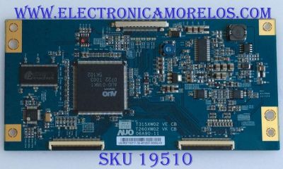 T-CON / 55.31T03.117 / T260XW02 / T315XW02 / 5531T03117 / PANEL  T315XW02 V.E / MODELO  KDL-32S3000