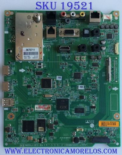 MAIN / LG / EBT62914402 / 62364608 / EAX65398003 / MODELO 42LY570H-UA