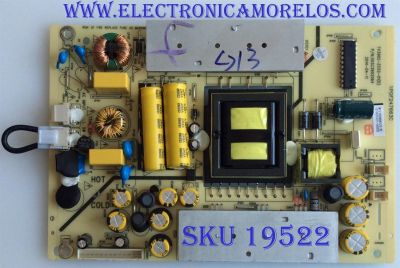 FUENTE DE PODER TCL / 1010031071 / TV3902-ZC02-01 / TV3902-ZC02-01(D) / 1POF247663C / 303C3902064 / DIFERENTES MARCAS Y  MODELOS POLAROID MHDV4233-U4 / TCL LE40D8810 / HAIER LE40M600CF / JVC LT40C550