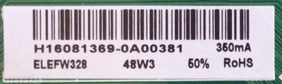 MAIN / FUENTE / (COMBO) / ELEMENT / H16081369 / TP.MS3393T.PB758 / 22002A0121ST-V5 / PANEL BOEI320WX1-01 / MODELO ELEFW328 - Imagen 3