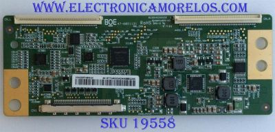 T-CON PARA TV HISENSE·ROKU TV / NUMERO DE PARTE 44-9771402O / 47-6021131 / B03904EE0003B / HV430FHBN10 / PANEL JHD426N2F71-QL\0010\S1\GM\MCKD-1\ROH / MODELOS 43H4E / 43H4030F