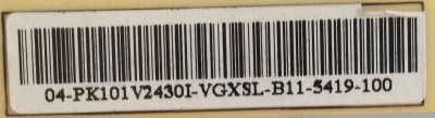 FUENTE DE PODER / TOSHIBA / 75024478 /PK101V2430I / L127A001L / 9MC127A00FC3V2LF / MODELO 46SL412U - Imagen 2