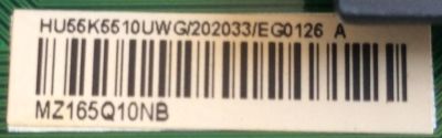 MAIN / SHARP / 202033 / HU55K5510UWG / RSAG7.820.6591/ROH / PANEL HE550IU-B2/T1/52/GM/ROH / MODELO LC-55N620CU - Imagen 2