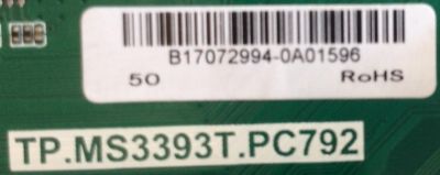 MAIN / FUENTE / (COMBO) / INSIGNIA / 6050S1200 / TP.MS3393T.PC79 / 6050S1200L / PANEL S500HF53 / MODELO NS-50D510NA17 - Imagen 3
