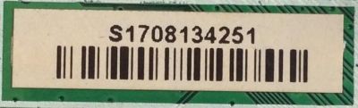 MAIN / INSIGNIA / XGCB0QK053 / 715G7228-M01-002-004Y / (X)XGCB0QK053010X / S1708134251 / PANEL TPT390J1 -HVN04 REV:S001C / MODELO NS-39DR510NA17 - Imagen 2
