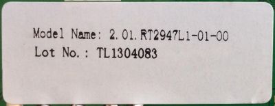 MAIN / POLAROID / RT2947L1-00-00 / TL1306104 / 1.30.01.2947L1-00-05 / TL1308120 / MODELO TDAC-02212 - Imagen 2
