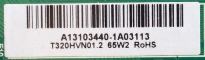 MAIN / FUENTE / (COMBO) / SCEPTRE / A13103440 / TP.RSC8.P7A / T201307060 / CN32HB612 / PANEL T320HVN01.2 / MODELO X32 - Imagen 3