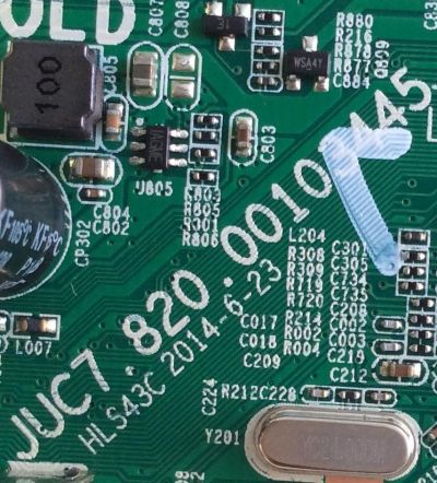 MAIN / FUENTE / (COMBO) / 999A4Y / CHANGHONG / JUC7.820.00103445 / HLS43C / PANEL C320F14-E5-B / MODELO LED32YC1600UA - Imagen 3