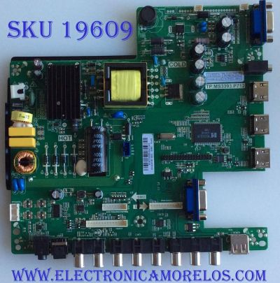 MAIN / FUENTE / (COMBO) / SCEPTRE / B16032906 / TP.MS3393.P712 / T201603071A / PANEL HV320FHB-N00 / MODELO E32 BMBV93CB