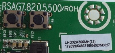 MAIN / HISENSE / 172699 / RSAG7.820.5500/ROH / 172702 / LHD32K366MH / PANEL HE315GH-E71 / MODELO LHD32K366MH - Imagen 2