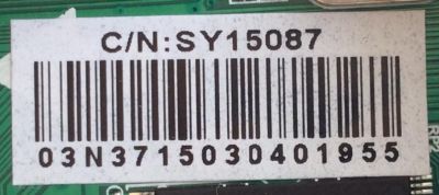 MAIN / FUENTE / (COMBO) / SEIKI / SY15087 / ST6308RTU-AP1 / V400HJ6-PE1 / 110105001437 / MODELO SE40FYT 40C0M - Imagen 3