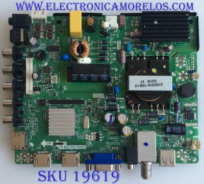 MAIN / FUENTE / (COMBO) / WESTINGHOUSE / 34014114 / H15061246 / TP.MS3393.PB851 / PANEL V320BJ7-PE1 / MODELO WD32HB1120