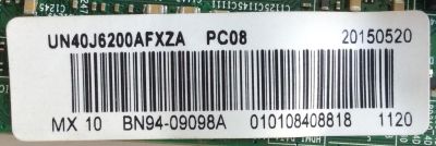 MAIN / SAMSUNG / BN94-09098A / BN97-09756Z / BN41-02245A / MODELO UN40J6200AFXZA UD02 - Imagen 2