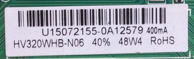 MAIN / FUENTE / (COMBO) / WESTINGHOUSE / U15072155 / TP.MS3393T.PB758 / PANEL D320D3-GTB1-C0X / MODELO WD32HD1390 - Imagen 2