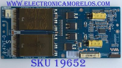 BACKLIGHT / LG / 6632L-0526C / PPW-CC47VT-S (D) / PANEL'S LC470WUN-SBA1 / LC470WUD-SBA1 / MODELOS 4750-UG / VT470M
