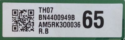 LED DRIVER PARA TV SAMSUNG QLED / NUMERO DE PARTE BN4400949B / BN44-00949B / L65Q8NB_NHS / PANEL CY-TN065FLLV3H / MODELO QN65Q8 / QN65Q8FNBFXZA FA02 / ((NOTA IMPORTANTE:CHECAR QUE EL PANEL Y MODELO QUE CORRESPONDA CON SU TV)) - Imagen 3