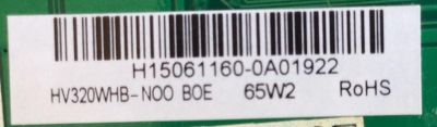 MAIN / FUENTE / (COMBO) / H15061160 / TP.MS3393.P712 / T201505058A  / PANEL HV320WHB-N00 / MODELO  CE3230V-BWMV93CB - Imagen 3