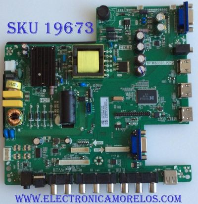 MAIN / FUENTE / (COMBO) / H15061160 / TP.MS3393.P712 / T201505058A  / PANEL HV320WHB-N00 / MODELO  CE3230V-BWMV93CB