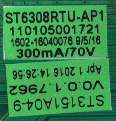 MAIN / FUENTE / (COMBO) / 110105001721 / ST6308RTU-AP1 / ST3151A04-9 / PANEL MD3232YTBH / MODELO WD32FB2530 - Imagen 3