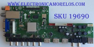 MAIN / SCEPTRE / B12083619 / T.RSC8.82B 12062 / IR1207013 / PANEL V500HJ1-L01 / MODELO X505BV-FHD