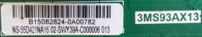 MAIN / FUENTE / (COMBO) / INSIGNIA / B15082824 / TP.MS3393.PC787 / 3MS93AX13 / PANEL LVF550C5DX. E6  .V4 /  - Imagen 3