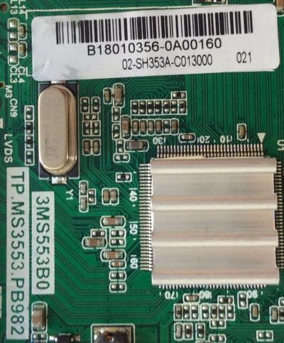 MAIN / FUENTE  / (COMBO) / TOSHIBA / B18010356 / 3MS553B0 / TP.MS3553.PB982 / 02-SH353A-C013000 / PANEL LVW320C5DX E26 V62 / MODELO 32L220U19 - Imagen 2