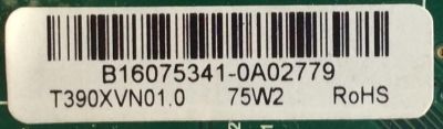 MAIN  FUENTE  (COMBO)  INSIGNIA  / 5538S011 / B16075341 / TP.MS3393.PB793 / PANEL T390XVN01.0 / MODELO NS-39D310NA17 - Imagen 2