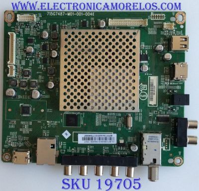 MAIN / VIZIO / 756TXFCB02K0190 / 715G7487-M01-001-004K / CBPFF7AKX1 / PANEL TPT315B5-WHBN0.K / MODELO E32H-C1 LTTUSJCR