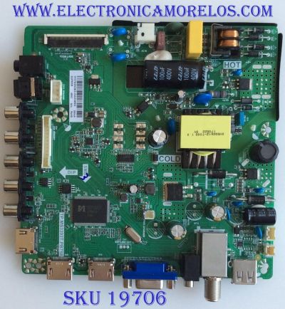 MAIN / FUENTE / (COMBO) / ELEMENT / 3200282494 / TP.MS3393T.PB758 / H17020353 / PANEL BOEI320WXL1-01 / DISPLAY HV320WHB-N81 / MODELO ELEFW328