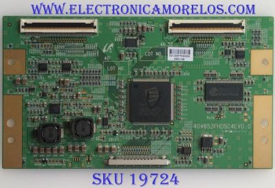 T-CON / VIZIO / LJ94-02155P / 404652FHDSC4LV0.0 / PARTES SUSTITUTAS LJ94-02342A, LJ94-02165D, LJ94-02165C, LJ94-02155N /(MAS SUSTITUTAS EN DISCRIPCIÓN) / PANEL LTA520HB03-S01 / MODELO VX42LFHDTV10A