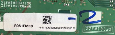T-CON PARA TV SHARP / NUMERO DE PARTE DUNTKF961FM18 / DUNTKF961WE18 / F961FM18 / XF961WJZZ / KF961 / PANEL LK800D3GW40Z / MODELOS LC-80LE642U / LC-80LE844U - Imagen 2