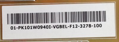 FUENTE DE PODER PARA TV TOSHIBA / NUMERO DE PARTE PK101W0940I / UB-3930-1C / PANEL V400HJ6-ME2 REV C1 / MODELO 40L310U B - Imagen 2