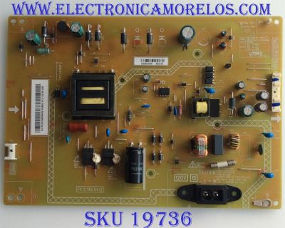 FUENTE DE PODER PARA TV TOSHIBA / NUMERO DE PARTE PK101W0940I / UB-3930-1C / PANEL V400HJ6-ME2 REV C1 / MODELO 40L310U B