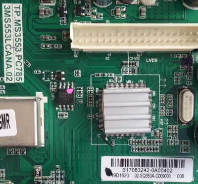 MAIN / FUENTE / (COMBO) / TOSHIBA / B17083242 / TP.MS3553.PC785 / 3MS553LCANA.02 / LVF490CSDXE4V57 /  - Imagen 2