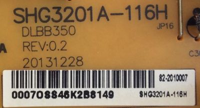 FUENTE DE PODER / JVC / SHG3201A-1116H / DLBB350 / MODELO LT-32DE74 - Imagen 2