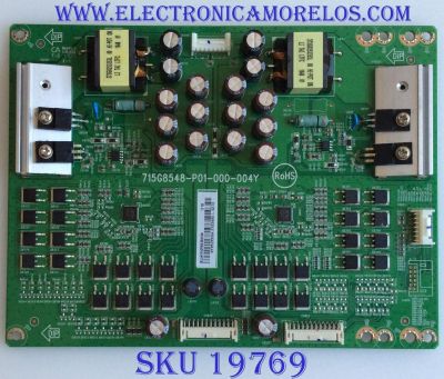 LED DRIVER / LNTVGY25ZXXGA / 715G8548-P01-000-004Y / (X)LNTVGY25ZXXGA / PANEL TPT500U1-QVN03.U REV:S001L / MODELO M50-E1 LTYWVTKT / LTMWVYAT