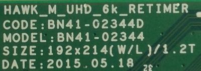 MAIN PARA TV SAMSUNG 4K UHD / NUMERO DE PARTE BN94-10520F / BN97-10062C / BN41-02344D / BN9410520F / PANEL CY-GJ055HGLVDH / MODELO UN55JU650 / UN55JU650DFXZA TH03 - Imagen 2