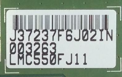 T-CON / HISENSE LJ94-37237F / 16Y_BS_GU13TSTLTA4V0.1 / 37237F / PANEL LMC550FJ11 V / MODELO H55M7000 - Imagen 2