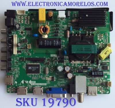 MAIN / FUENTE / (COMBO) / ELEMENT / B14060072 / TP.MS3393.PB851 / PANEL V400HJ6-PE1 / MODELO ELEFW408 F1401