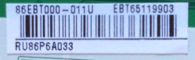 MAIN / LG / EBT65119903 / EAX67685603 / 86EBT000-011U / PANEL LE550AQD  / MODELO OLED55E8PUA.BUSWLJR - Imagen 2