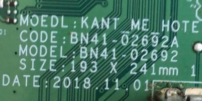 MAIN PARA TV SAMSUNG ORIGINAL / NUMERO DE PARTE BN94-13119P / BN97-14672S / BN41-02692A / PANEL CY-NN055HGLVAH / CY-NN055HGEV1H / DISPLAY LSF550FN09-L05 / BN96-39045D / MODELO HG55NJ678UFXZA / HG55NJ678UFXZA FA01 - Imagen 3