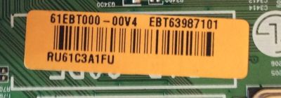 MAIN / LG / EBT63987101 / EAX66302806 / 61EBT000-00V4 / PANEL LC430EUE / MODELO 43LX340H-UA - Imagen 2