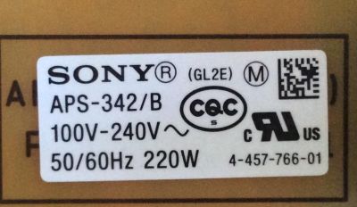 FUENTE DE PODER /  SONY / 1-474-503-31 / 1-888-356-31 / APS-342/B / PANEL T460HVF01-1 / MODELO KDL-46W700A - Imagen 2